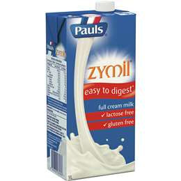 Pauls Zymil Full Cream Long Life Milk 1l