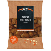 JCs Cashews Honey Roasted 150g