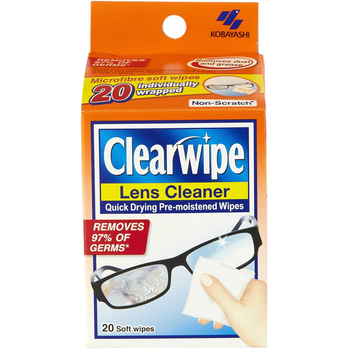 Clearwipe Lens Cleaner 20 Pack