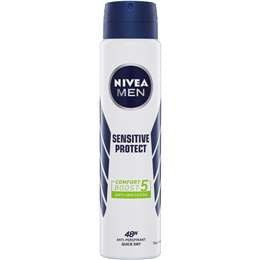 Nivea Men Sensitive Protect Aerosol Antiperspirant Deodorant 250ml