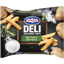 Birds Eye Deli Seasoned Chips Sea Salt & Rosemary 600g