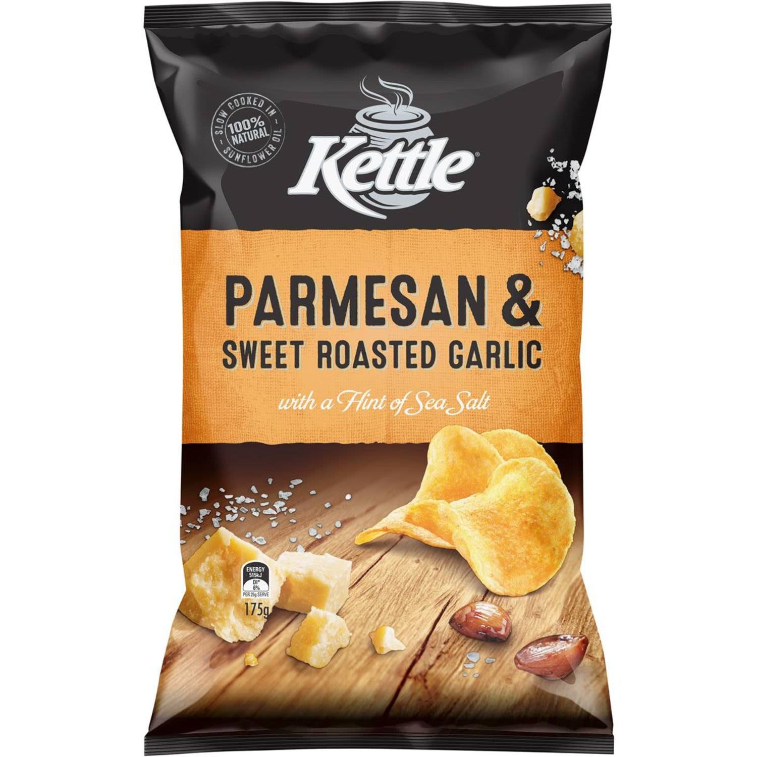 Kettle Parmesan & Garlic Chips 175g