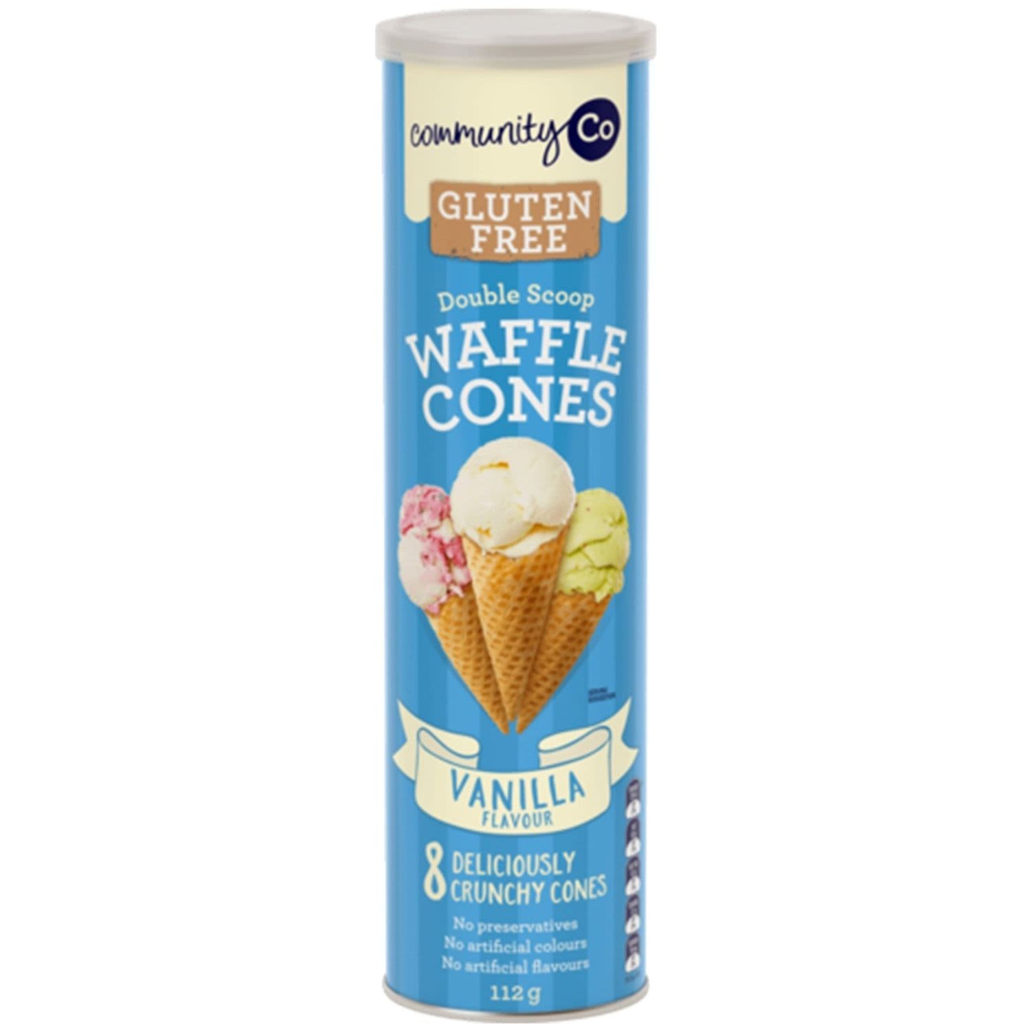 Community Co Cone Waffle Gluten Free 8pk