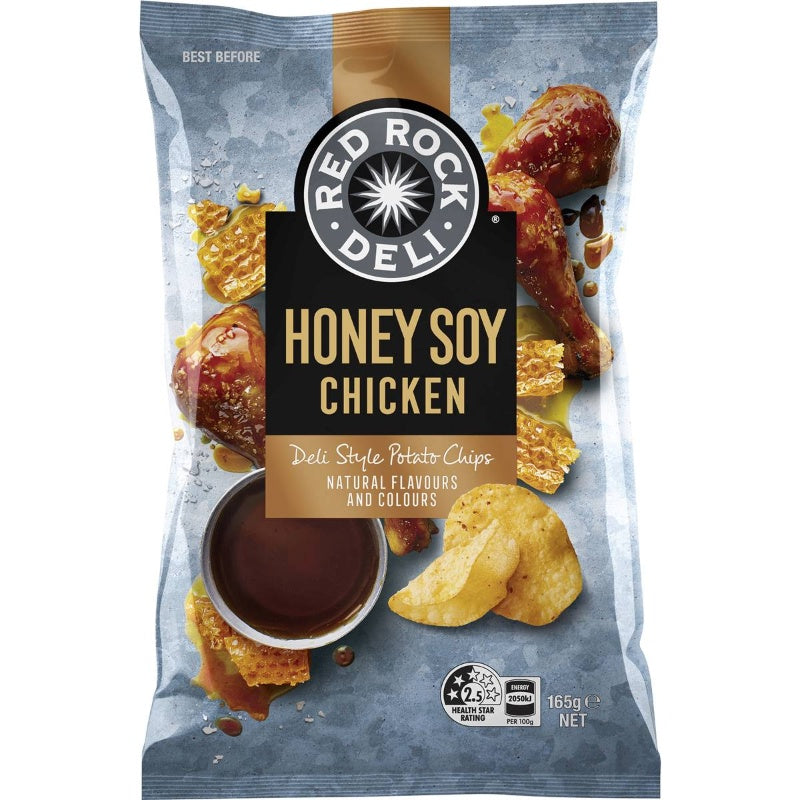 Red Rock Deli Honey Soy Chicken Chips 165g