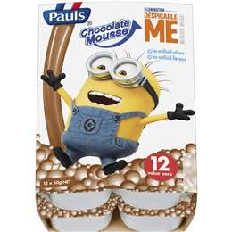 Pauls Chocolate Mousse 50g x 12 Pack