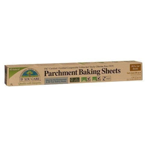 If You Care Parchment Baking Paper Sheets 24 Sheets