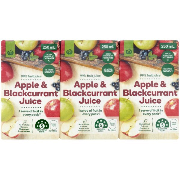 Westcliff Apple Blackcurrant Juice 6 x 250ml