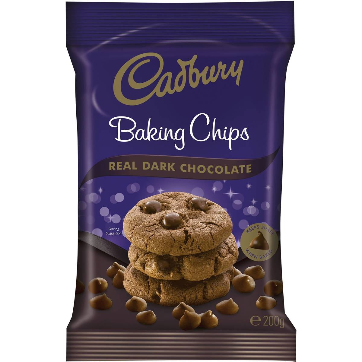 Cadbury Baking Dark Chocolate Chips 200g