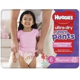 Huggies Nappy Pants 15kg & Over Girls 24 pk