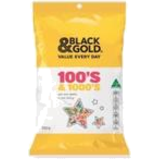 Black & Gold 100's & 1000's 250g