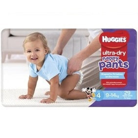 Huggies Nappy Pants 9-14 kg Boys 29 pk