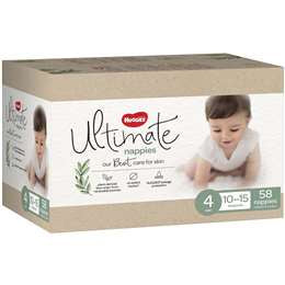 Huggies Ultimate Nappies Size 4 58pk