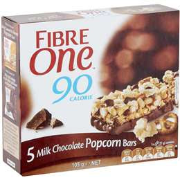 Fibre One Milk Chocolate Popcorn & Pretzel Bar 105g