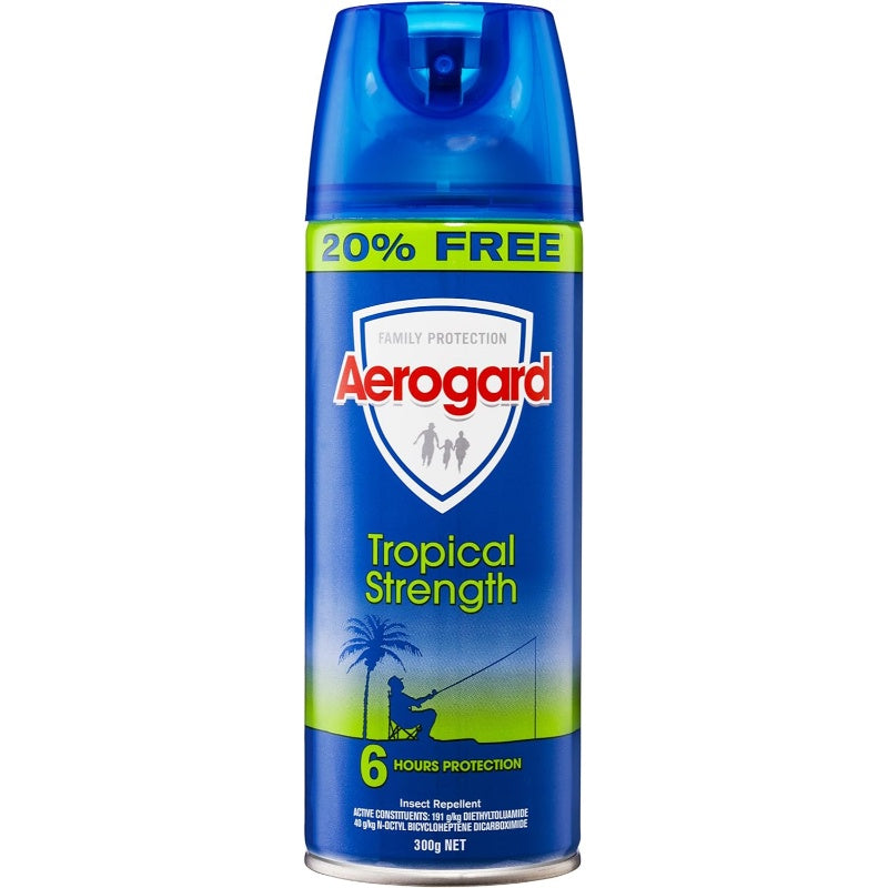 Aerogard Tropical Strength Insect Repellent Spray 300g