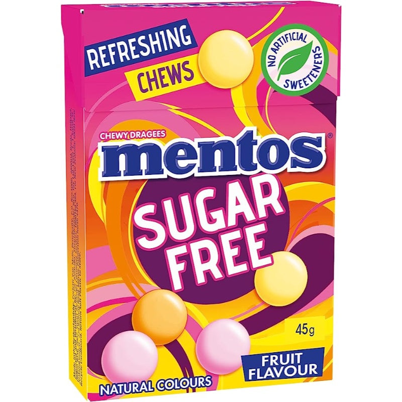 Mentos Sugar Free Chews Fruit 45g