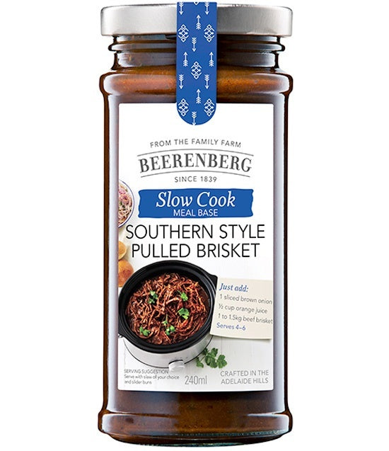 Beerenberg Southern Style Pulled Brisket Slow Cook Sauce 240ml