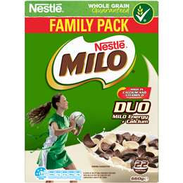 Nestle Milo Duo Breakfast Cereal Cereal 660g