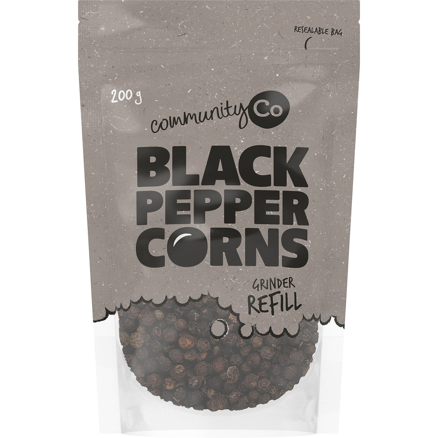 Community Co Black Peppercorn Refill 200g