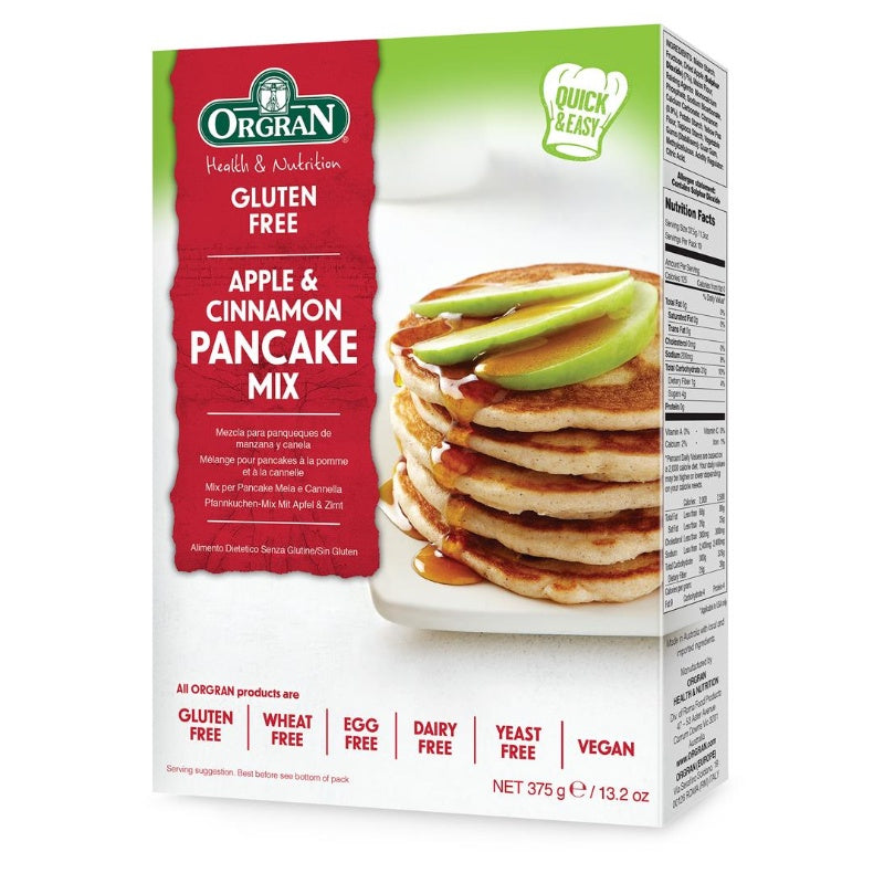 Orgran Mix Apple Cinnamon Pancake 375g