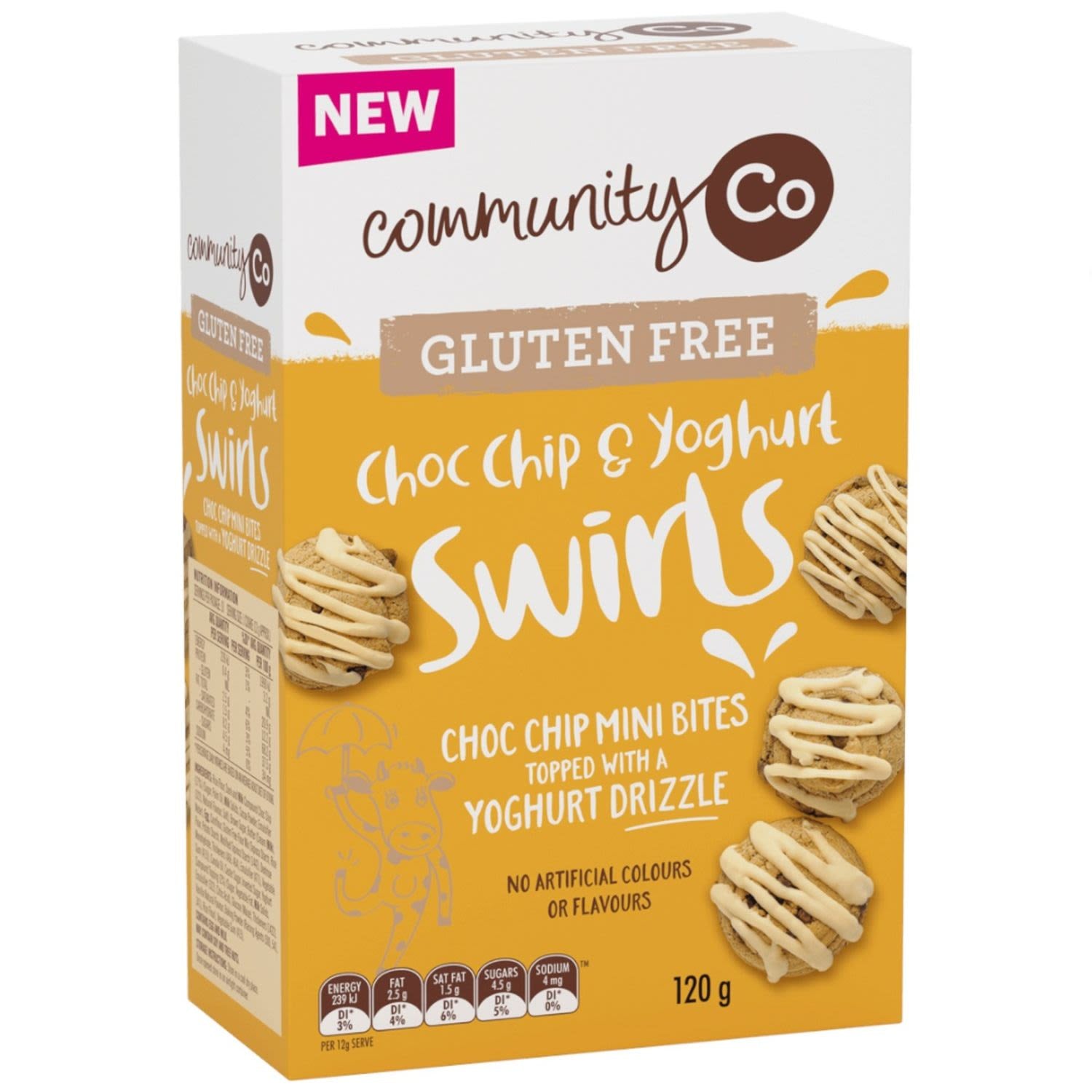 Community Co Gluten Free Yogurt Swirl 120g