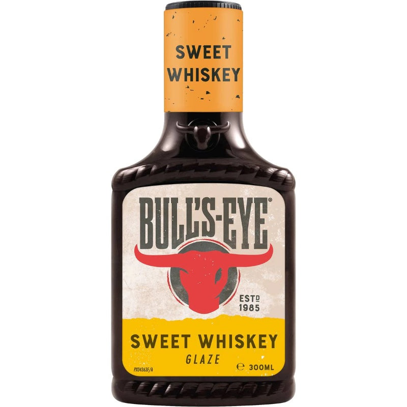 Bull's-eye Barbecue Bbq Sauce Sweet Whiskey Glaze 300ml