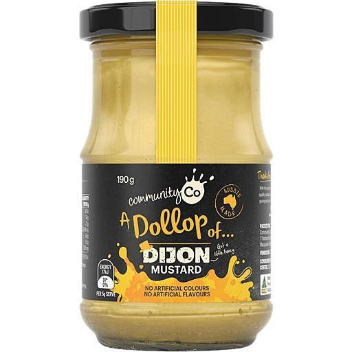 Community Co Dijon Mustard 190gm