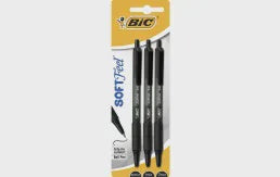 BIC Soft Feel Blk 3pk