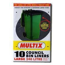 Multix Council Bin Liner 240L 10/pk