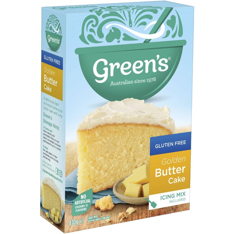 Greens Gluten Free Golden Butter Cake Mix 470g