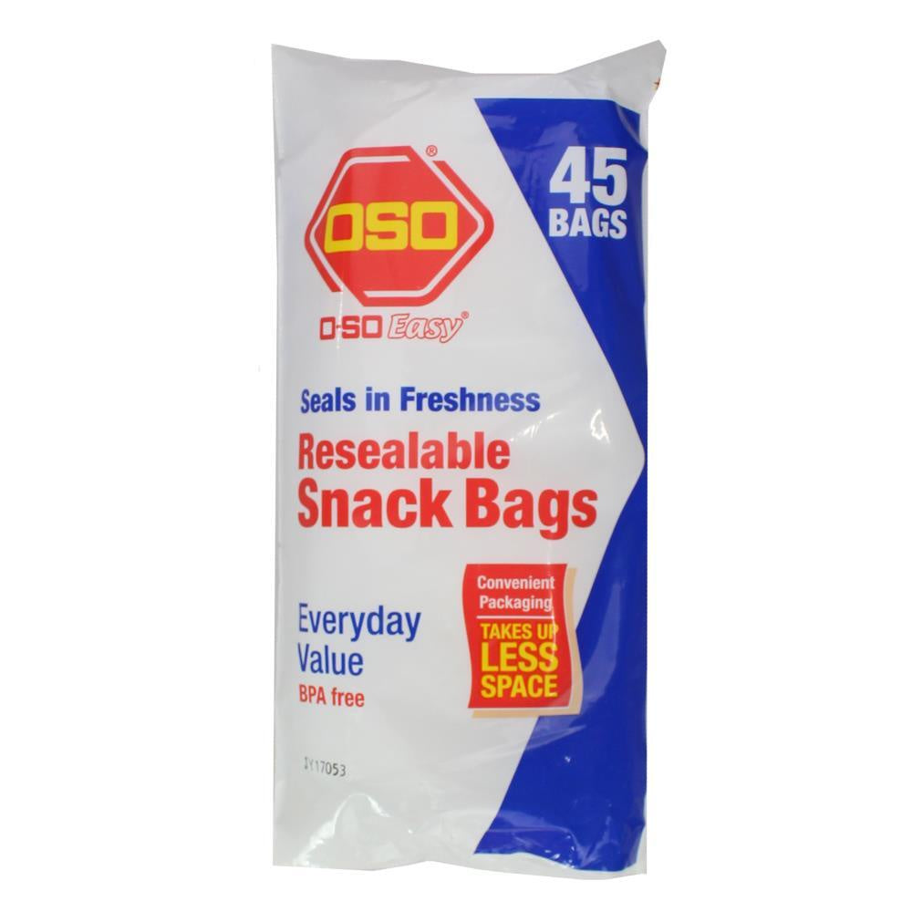 Oso Snack Bags Resealable 45pk