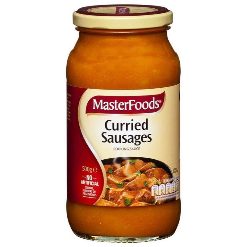 Masterfoods Sauce Simmer Curried Sausages 495g