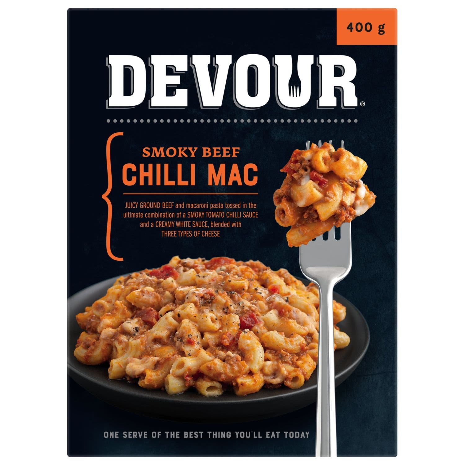 Devour Chilli Mac Smokey beef 400g