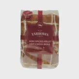 Yarrows Hot Cross Buns Mini Spiced Fruit 9 Pack 430g