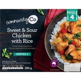 Community Co Sweet & Sour Chicken 1 Serve 350g