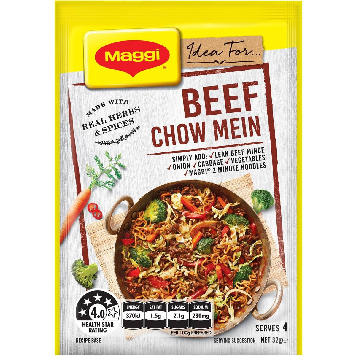 Maggi Beef Chow Mein 32g