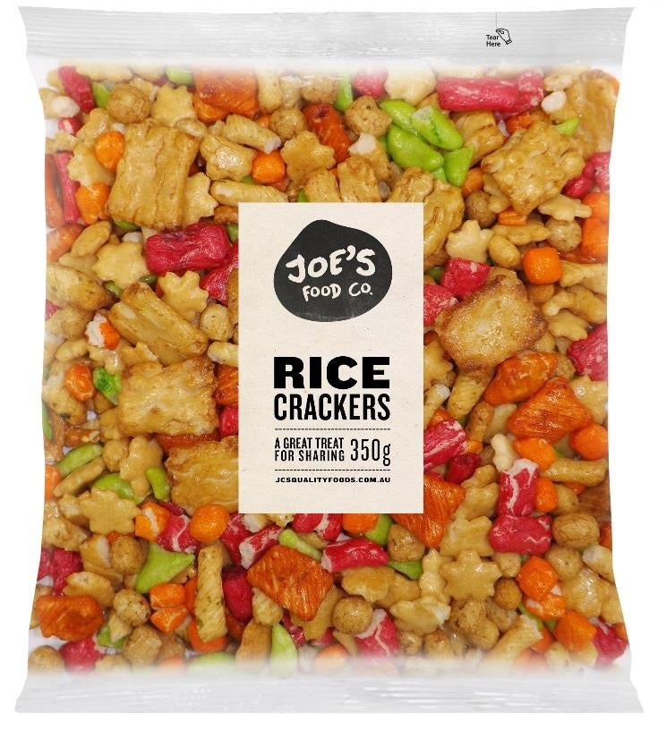 Joes Snacks Rice Crackers 350g