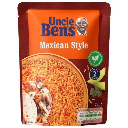 Uncle Bens Rice Express Mexican 250gm