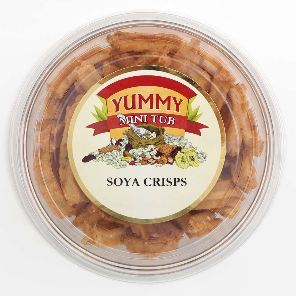 Yummy Snack Soya Crisps Tub 100g