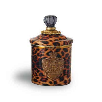 Enamel Canister - Leopard