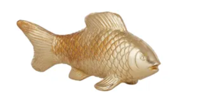 Fritz Resin Sculpture Gold