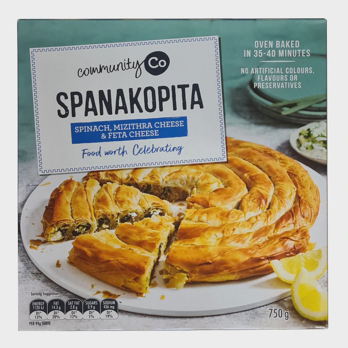 Community Co Spanakopita 750gm