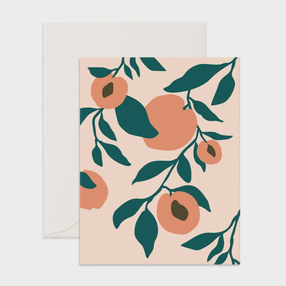 Peaches Greeting Card