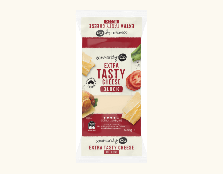 Community Co Extra Tasty Cheese Block 500g