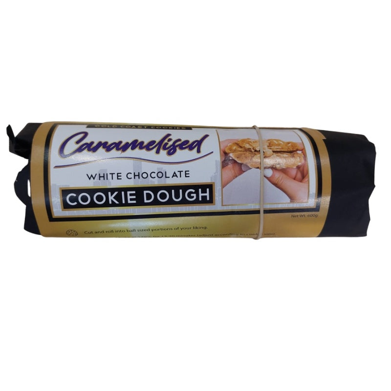 Gold Coast Caramilk Cookie Dough with Belgian White Chocolate Chunks 600g