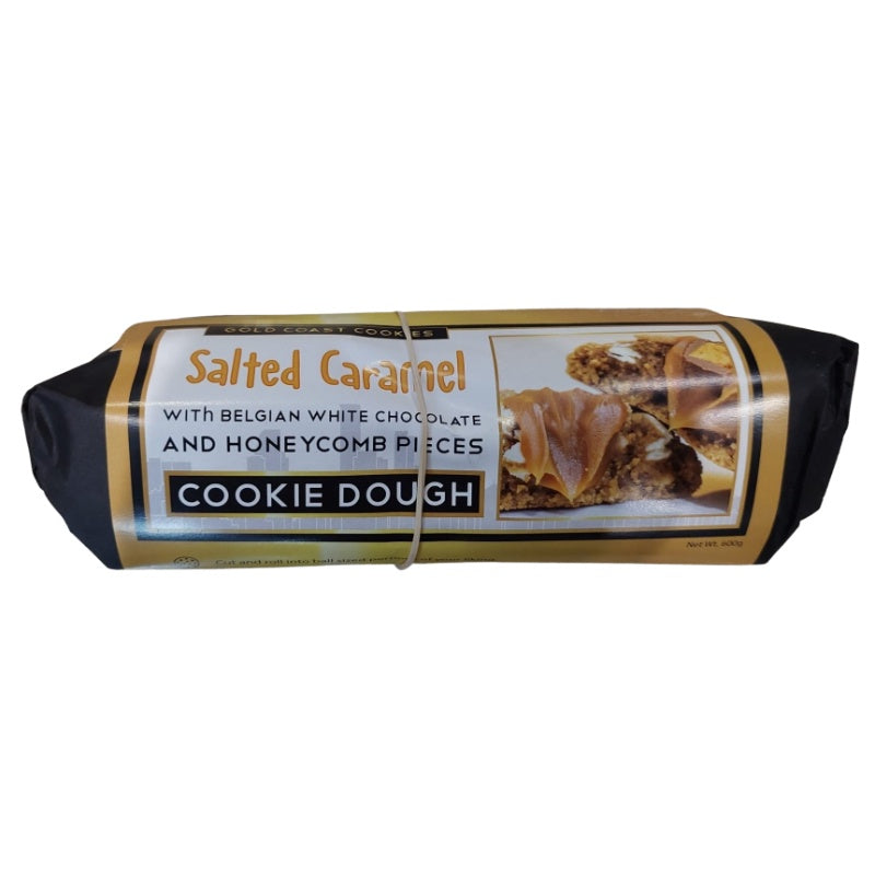 Gold Coast Salted Caramel Filled Cookie Dough with White Chocolate & Honeycomb 600g