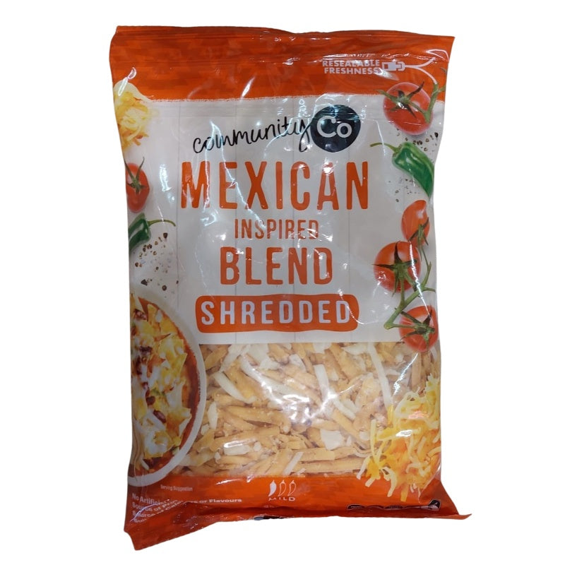 Community Co Mexican Blend Shredded Cheese 250g