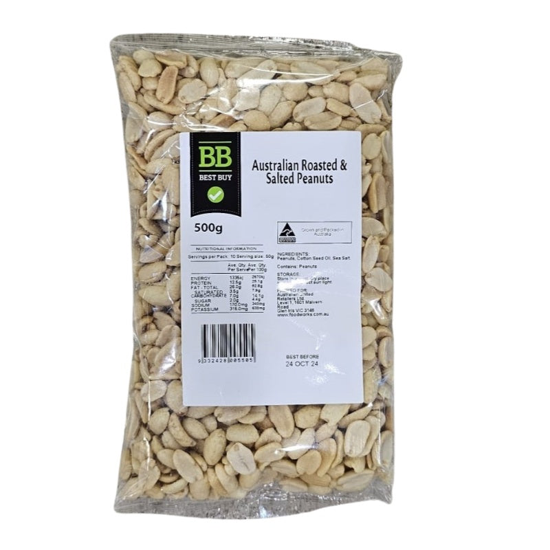 Best Buy Roasted & Salted Peanuts 500g