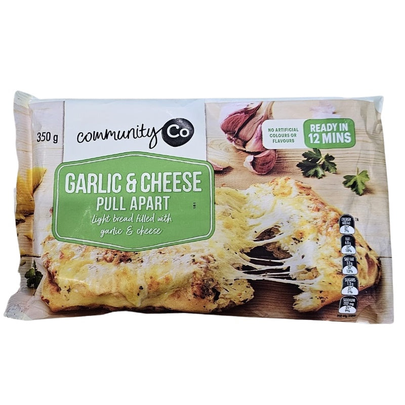 Community Co Garlic & Cheese Pull Apart Bread 350g