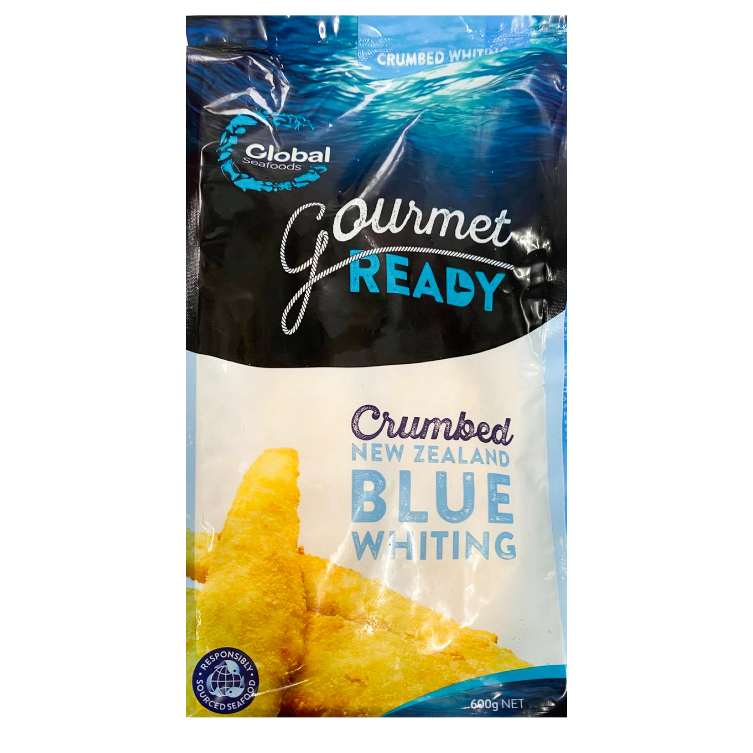 Global Seafoods Crumbed New Zealand Blue Whiting 600g