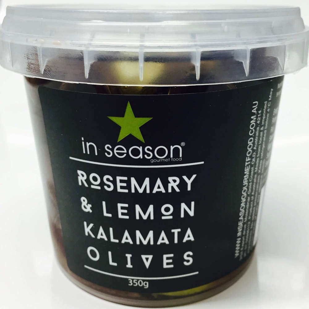 In Season Rosemary & Lemon Kalamata Olives 350g